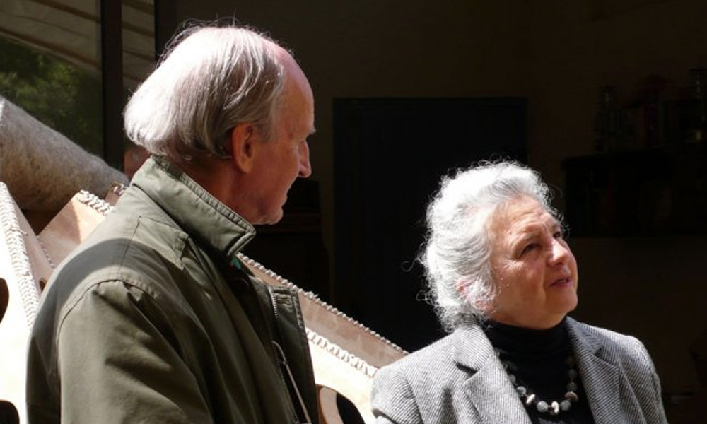 Dr Peter Alford Andrews with his late wife Mügül