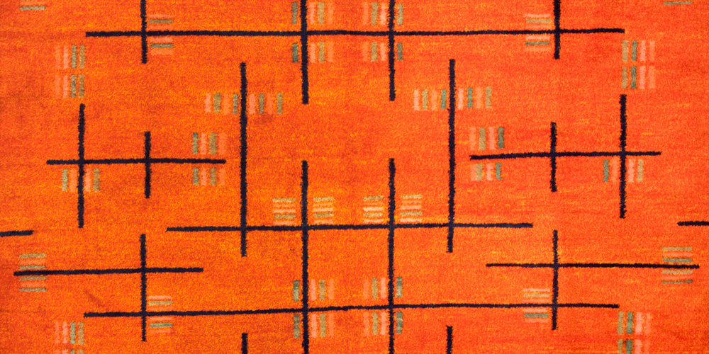 Unsigned ‘Zeki Müren’ rugs made after his orginal designs, David Sorgato, Milan